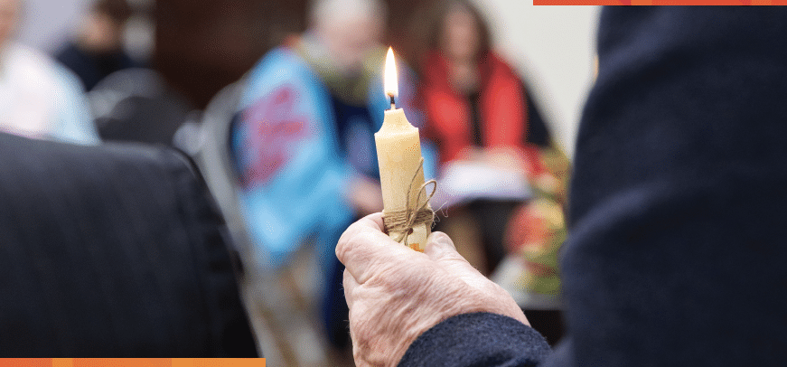 Valedictory candle